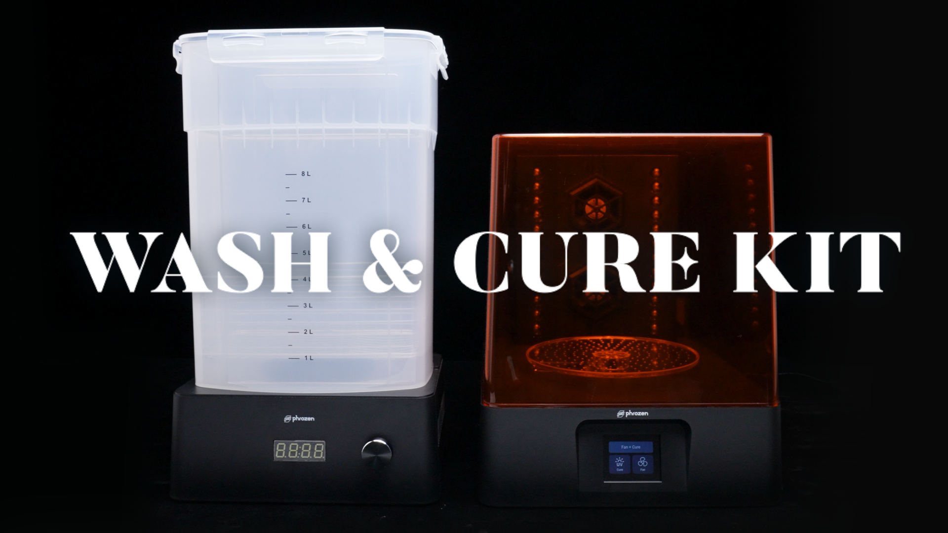 Amazon.co.jp: phrozen Wash & Cure Kit 洗浄機・二次硬化機セット