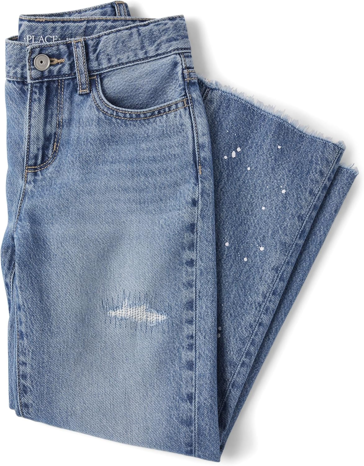 The Children's Place Girls Wide Leg Jeans - Image 4