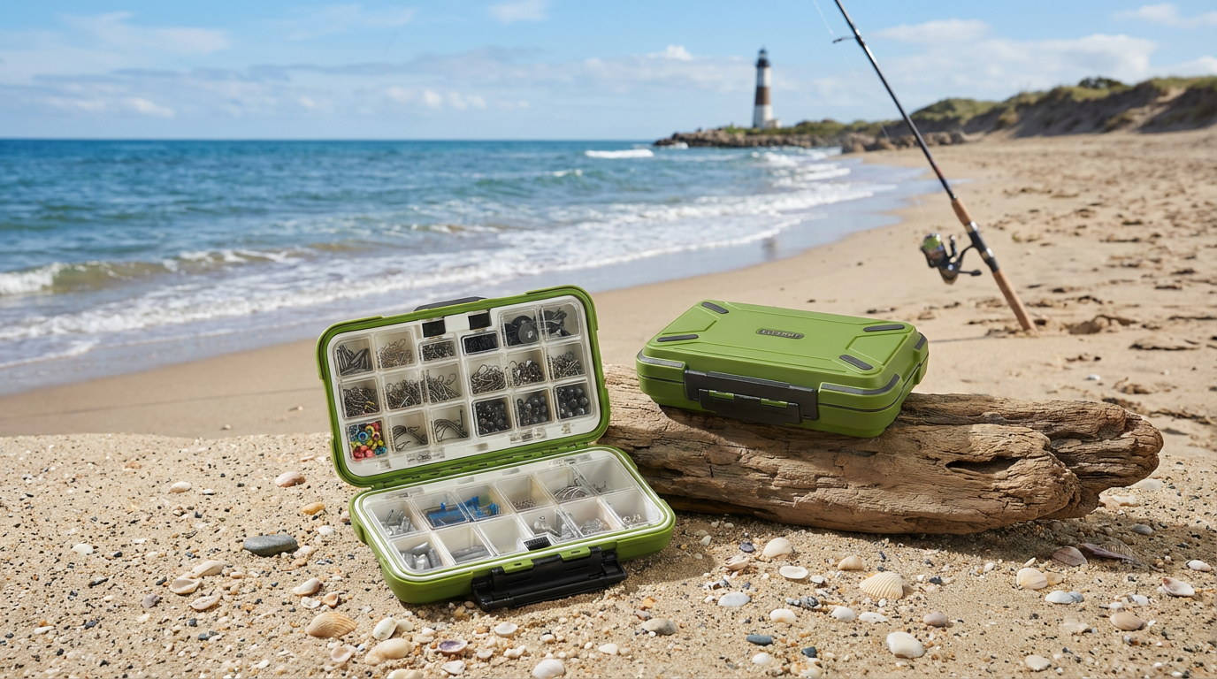 Kit de Pesca para Agua Dulce de 397 Piezas con Caja Impermeable – Set Compacto de Señuelos para Bass y Trucha para Principiantes y Profesionales miniatura 7