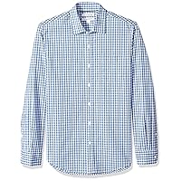 Amazon Essentials Camicia in Popeline a Maniche Lunghe Slim Uomo