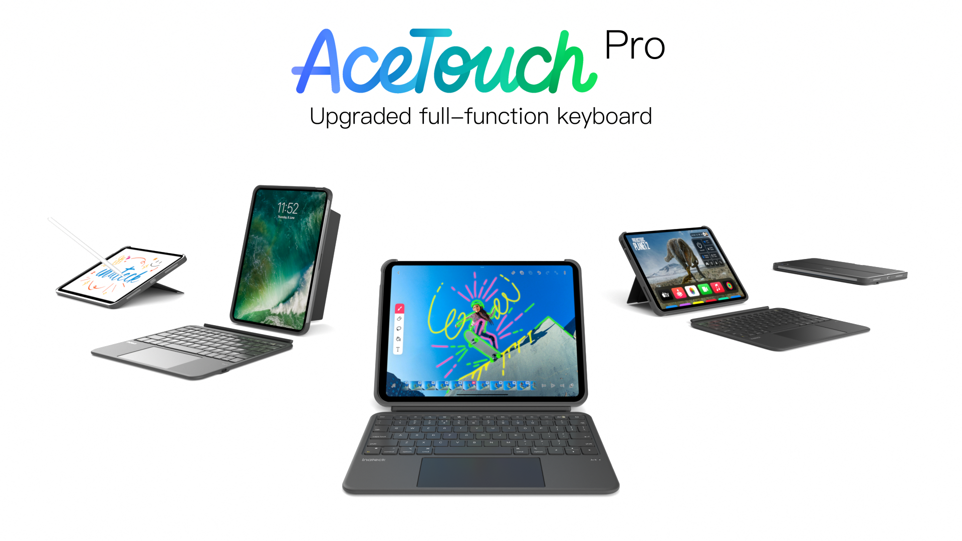 Amazon.com: Inateck AceTouch Protective Keyboard Case for iPad Air