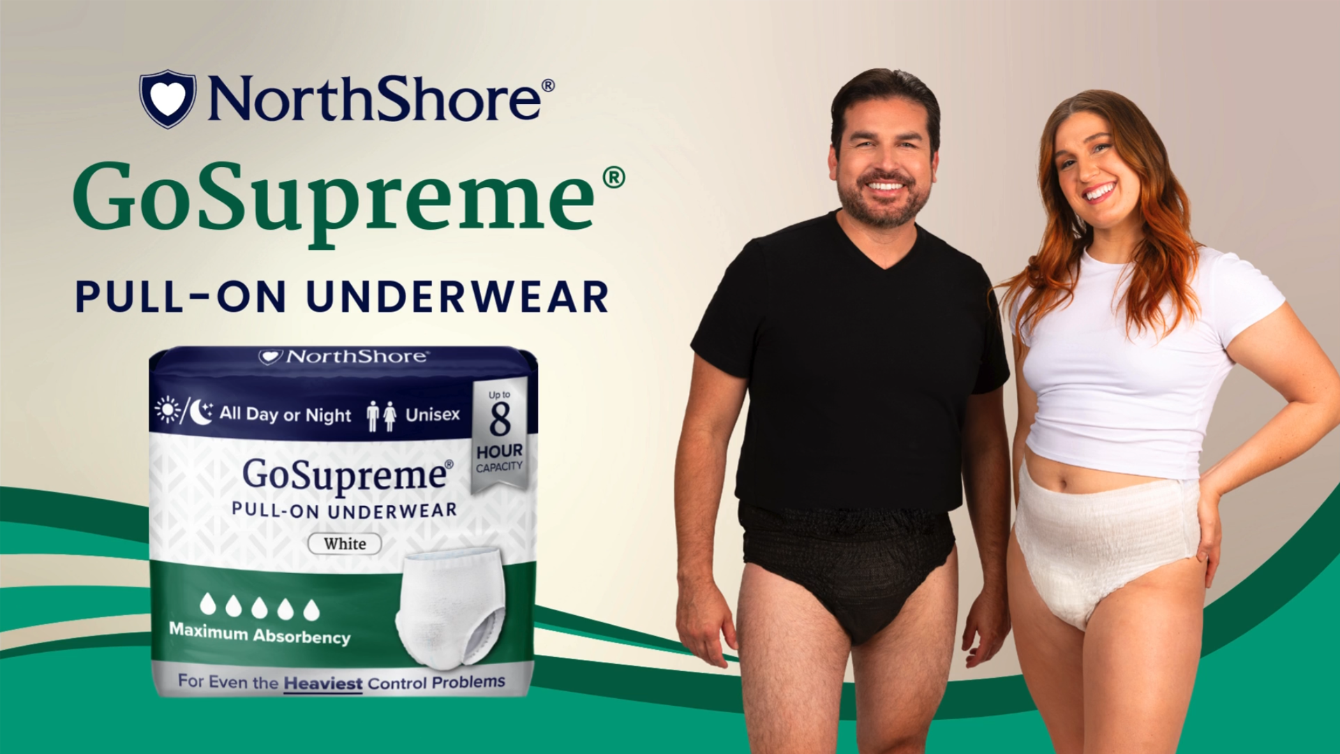 Amazon.com: NorthShore GoSupreme Overnight Pull-On Underwear, 8