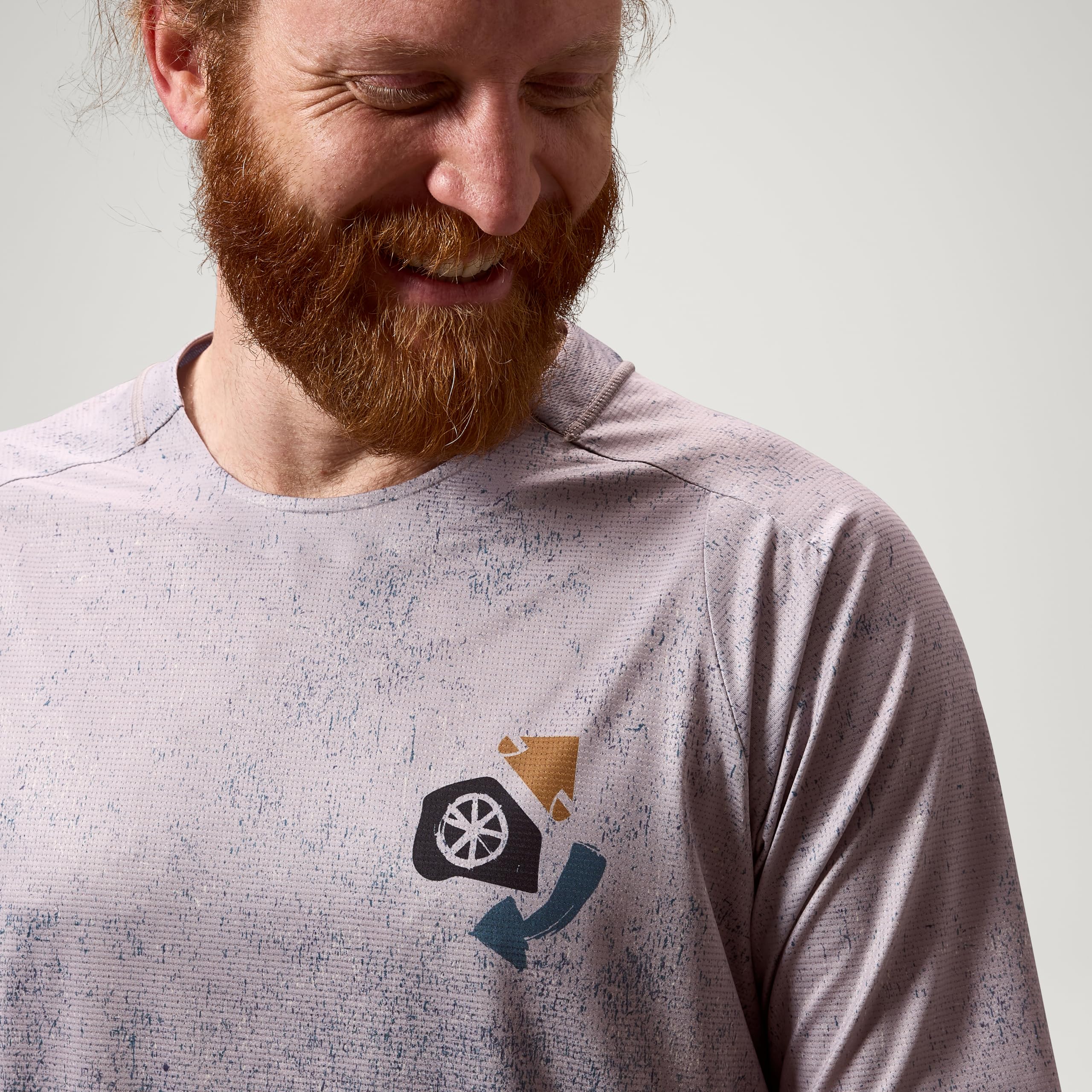 Endura SingleTrack - Camiseta de manga corta con estampado de ciclismo para hombre