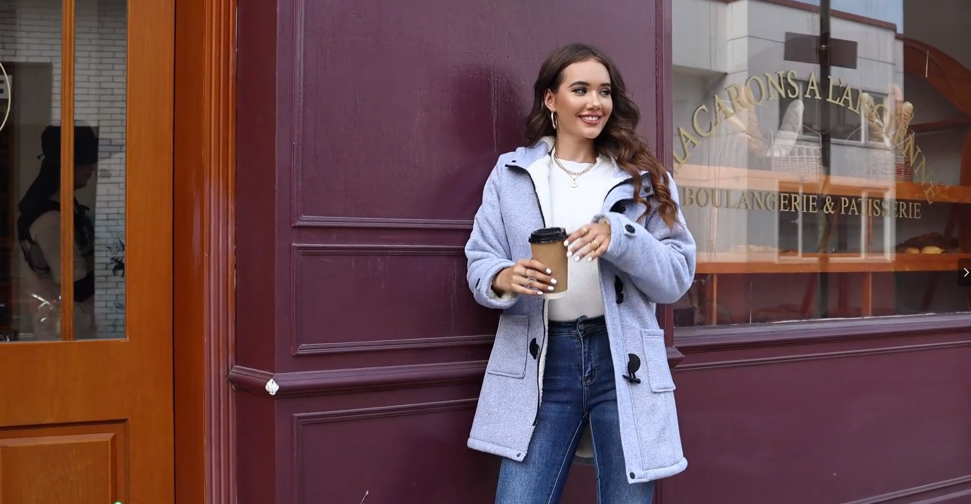 Street Style Levi's Fleece Lined Jean Jacket Hood Fleece