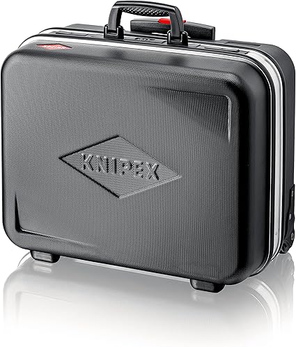 KNIPEX Tool Case "Big Basic Move", Empty, on Wheels, Telescopic Handle, 54 Inserting Options, 33 L Volume, Tool Trolley, Rolling Toolbox, 00 21 06 LE