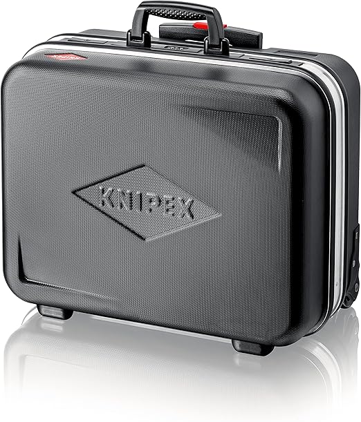 KNIPEX Tool Case "Big Basic Move", Empty, on Wheels, Telescopic Handle, 54 Inserting Options, 33 L Volume, Tool Trolley, Rolling Toolbox, 00 21 06 LE