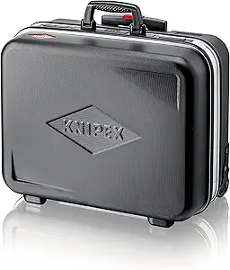 KNIPEX Tool Case "Big Basic Move", Empty, on Wheels, Telescopic Handle, 54 Inserting Options, 33 L Volume, Tool Trolley, Rolling Toolbox, 00 21 06 LE