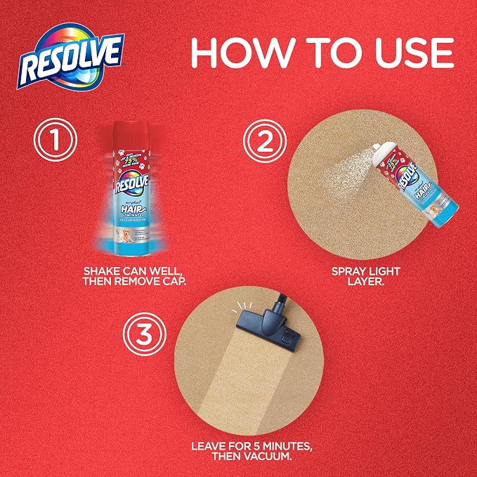 Resolve Pet Hair Eliminator Carpet Cleaner & Vacuum booster miniatura 7