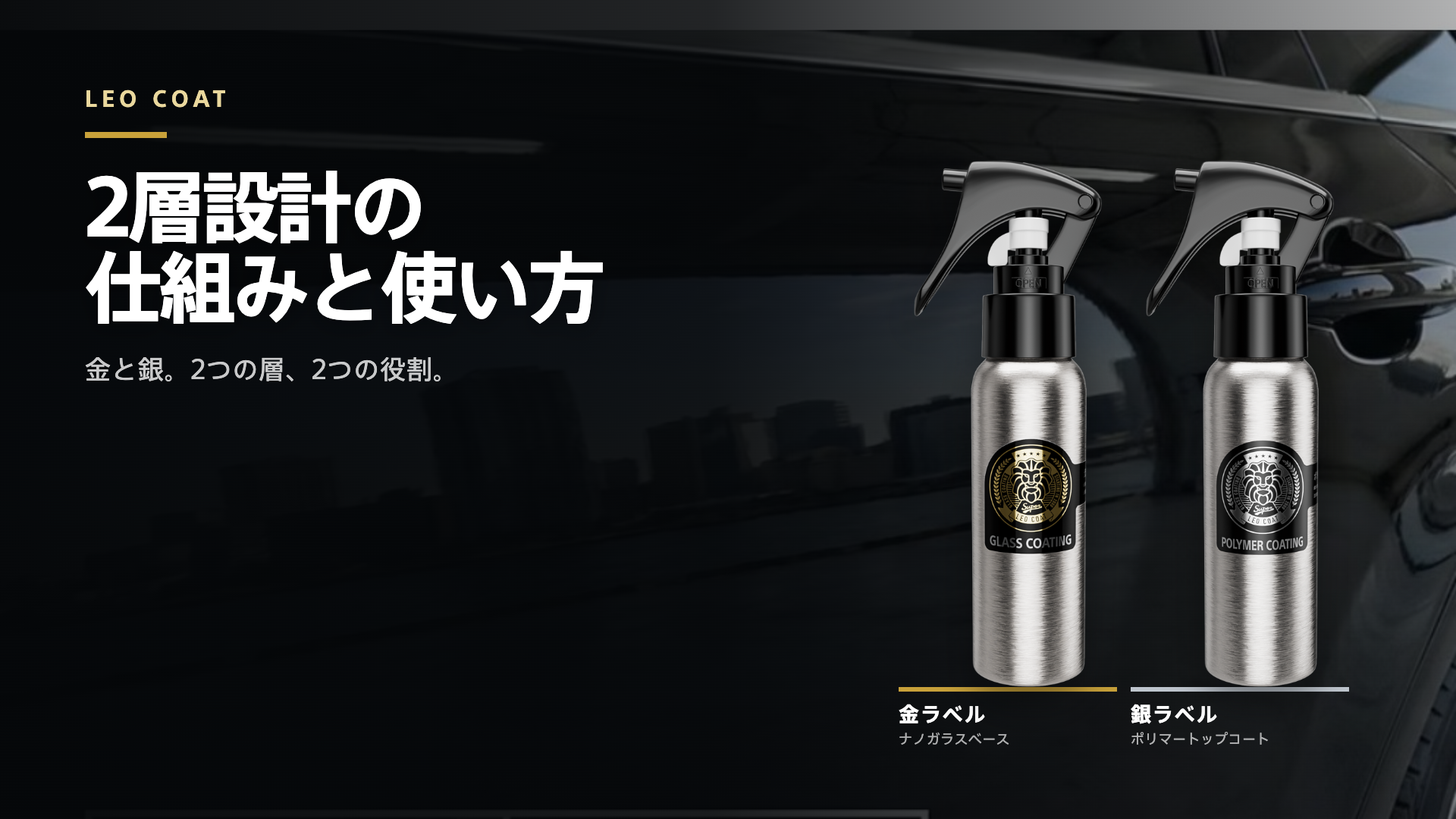 LEO COATスプレー式ガラスコーティング 日本製 【全額返金保証】 親水＋撥 Amazon | LEO COATスプレー式ガラスコーティング 日本製 【全額返金