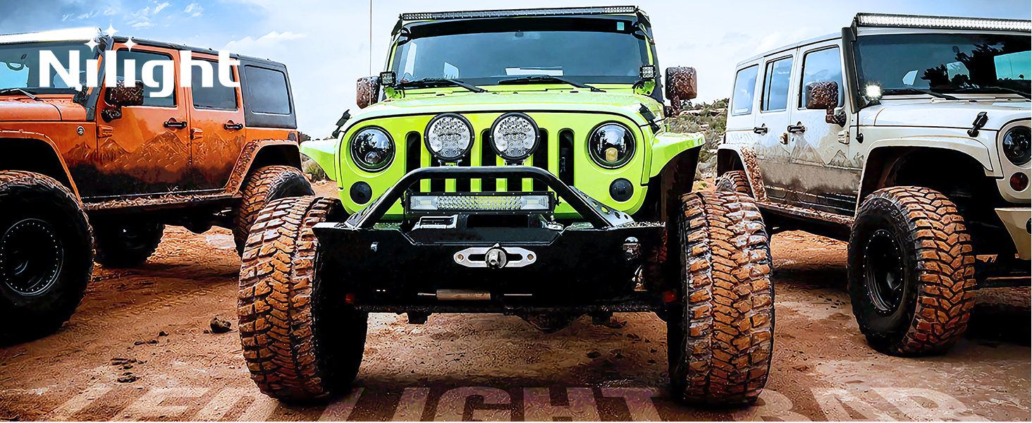 20 Inch 420W Triple Row Spot Flood Led Light Bar