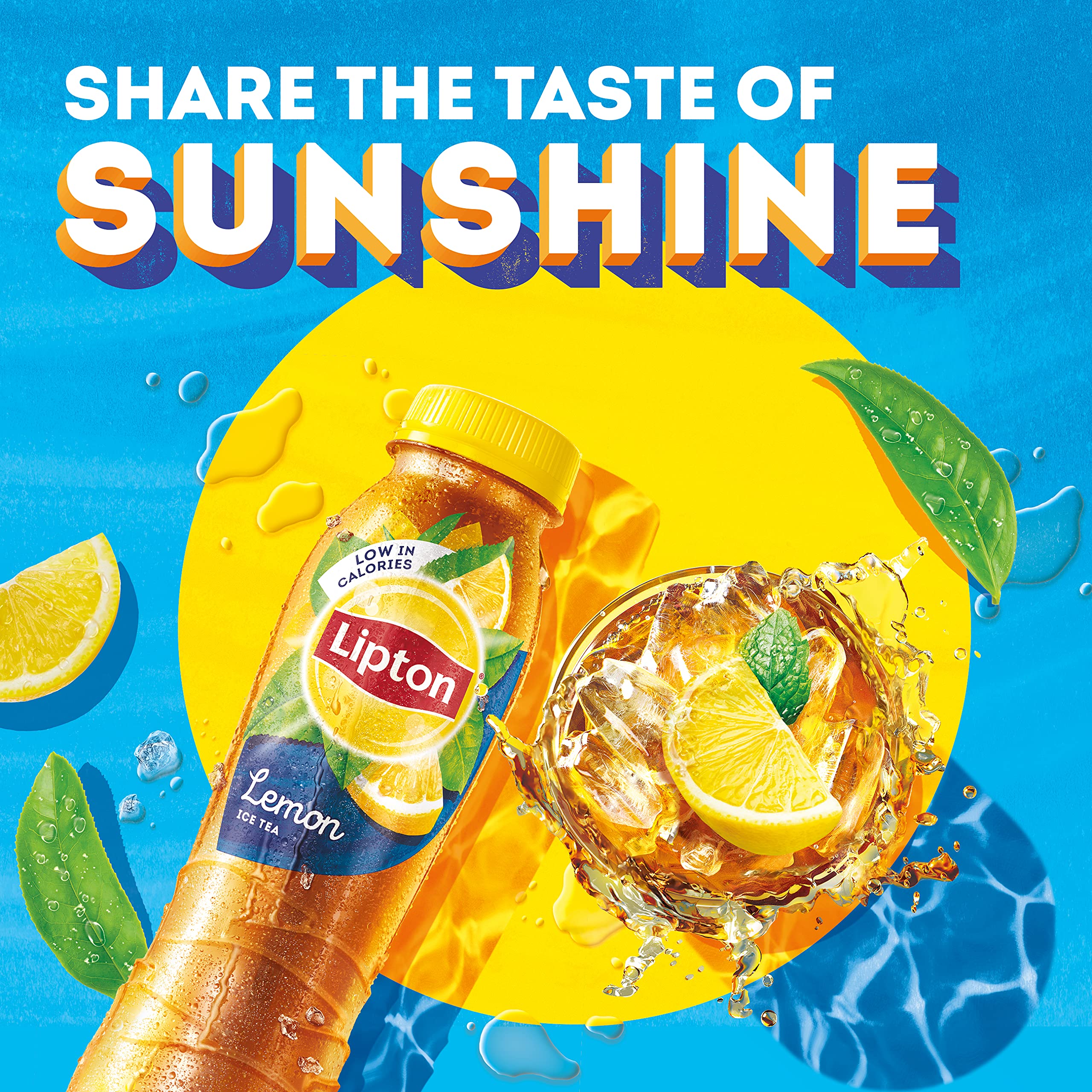 Buy Lipton Ice Tea Lemon Soft Drink 500ml, (Pack of 12) Online at