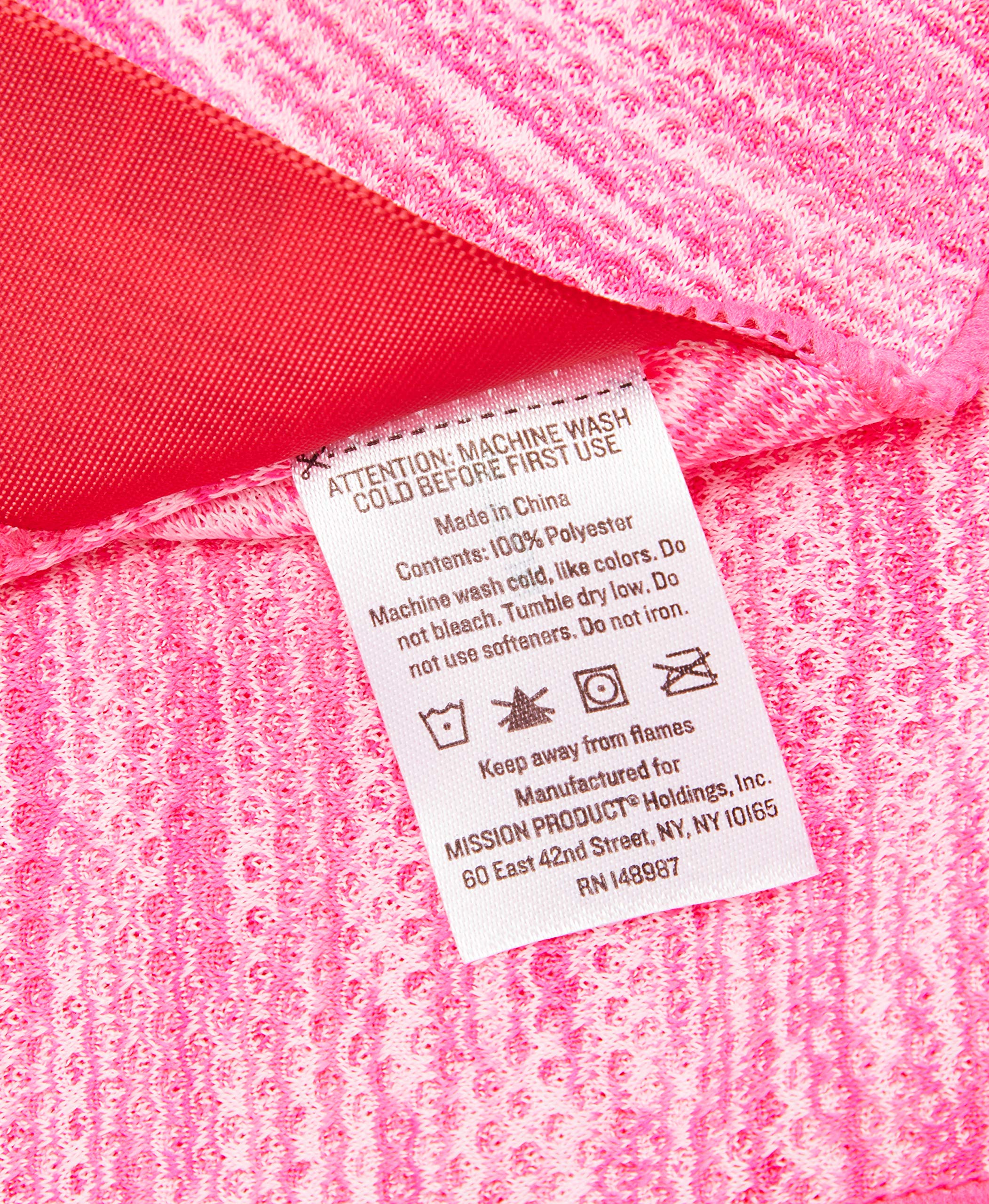 Mission Tech Knit – Asciugamano Asciugamano, Uomo, Tech Knit Towel, Pink Space Dye, Taglia Unica (Uomo)