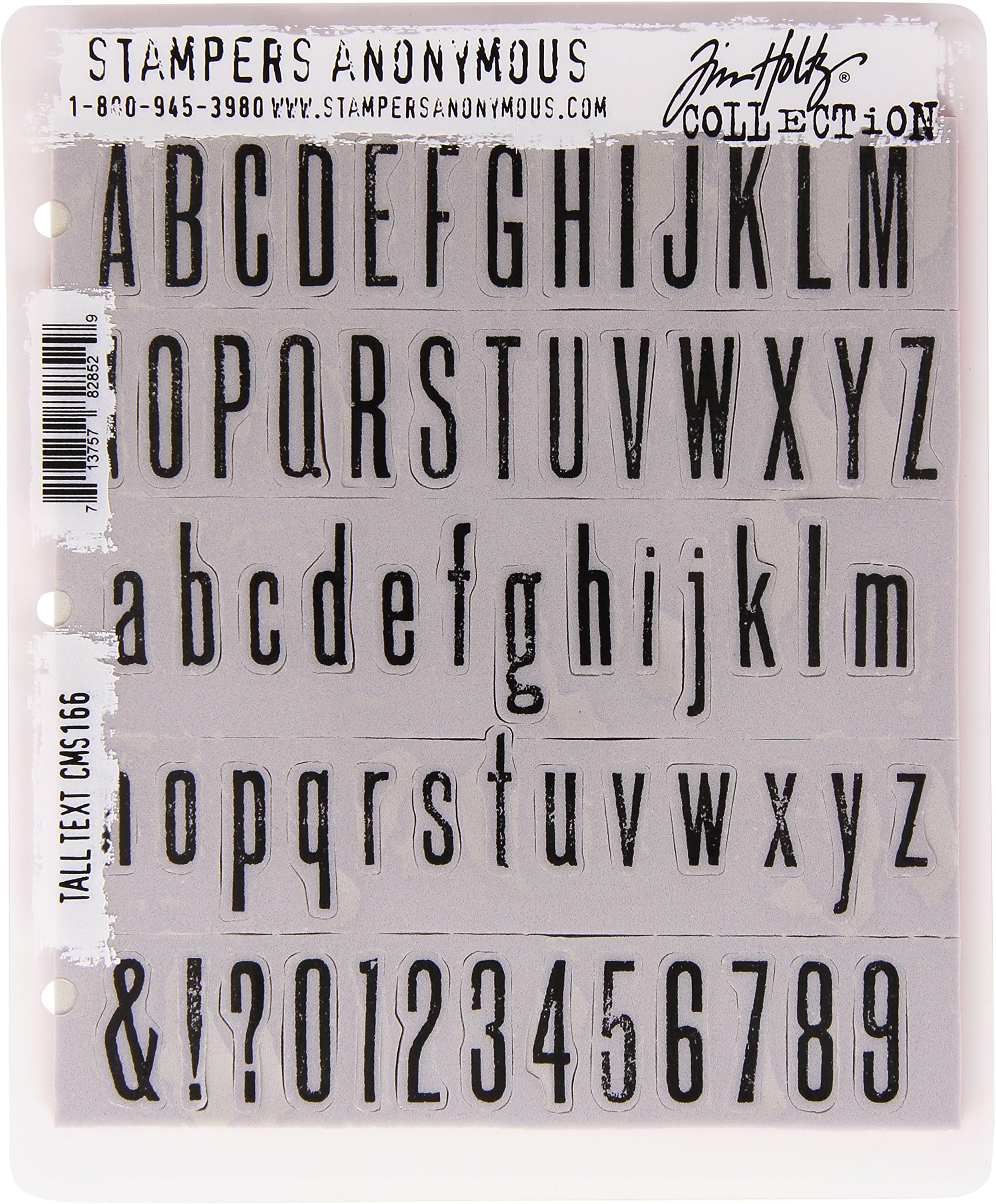 Choose From 48! Full Tim Holtz / Stampers Anonymous CMS Series Cling - View #8