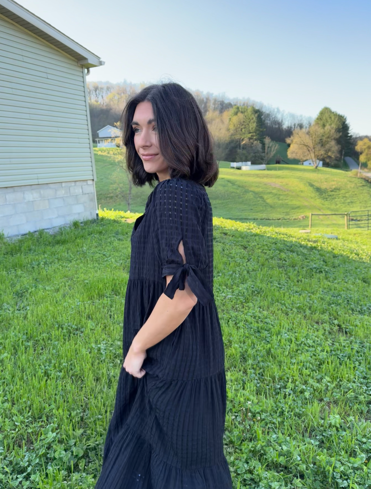 Amazon.com: Theenkoln Womens Casual Midi Dress: Short Sleeve V