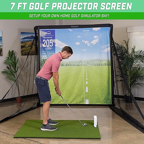 Miniatura 2 de GoSports Golf Simulator Impact Screen - Choose 7 ft x 7 ft or 10 ft x 7 ft