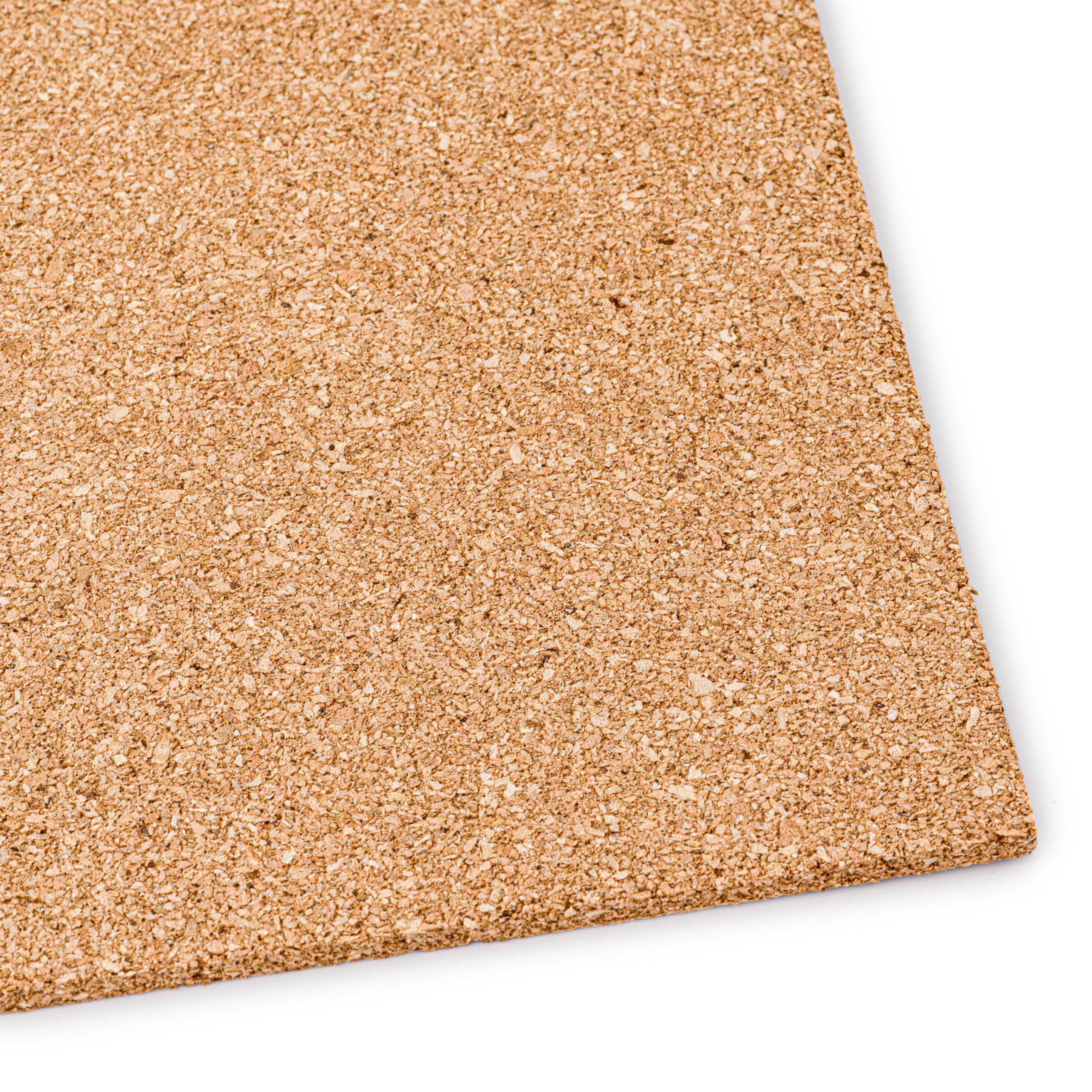Piastrelle in sughero naturale, 300 x 300 x 4 mm, confezione da 25