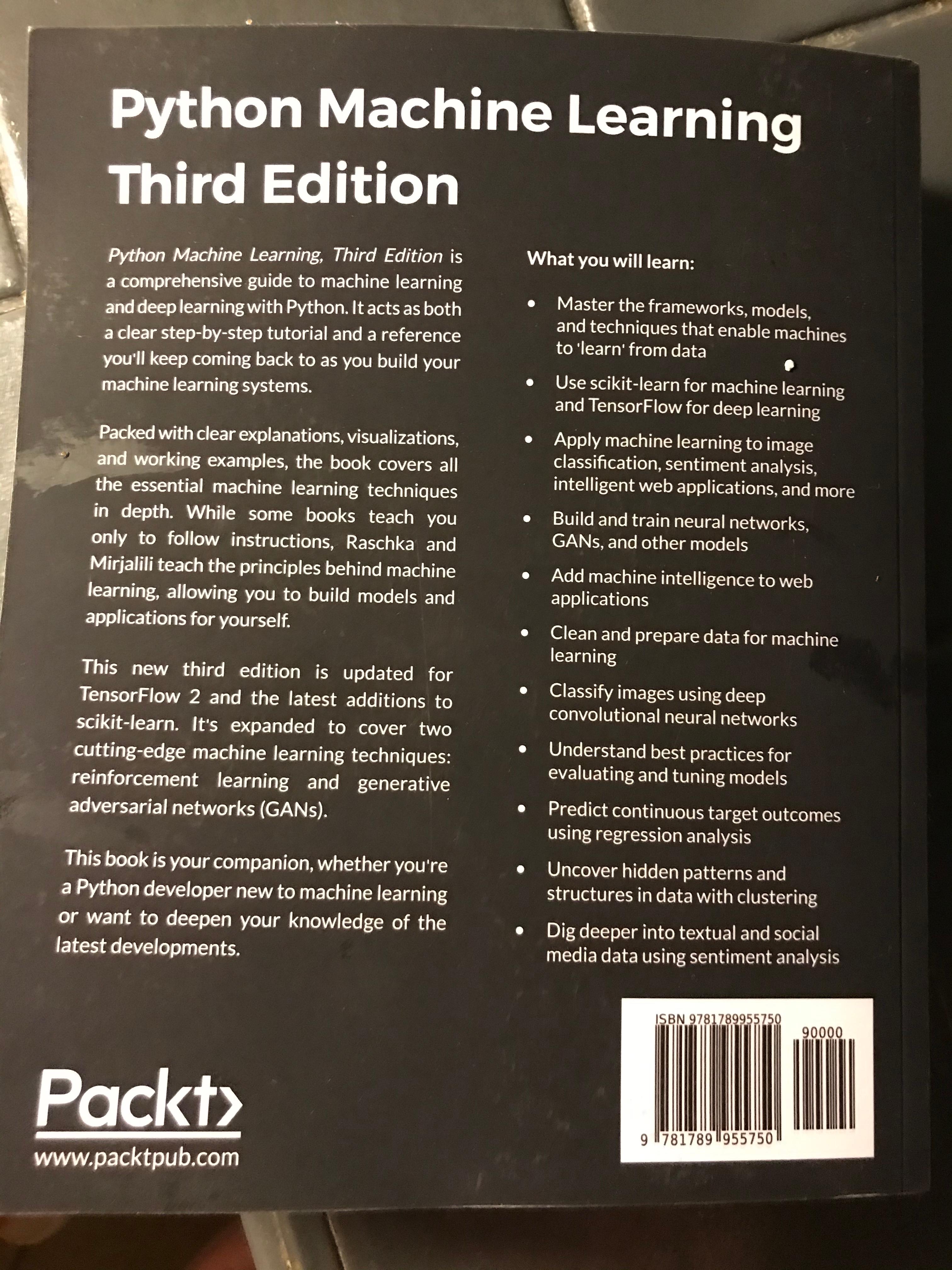 Python Machine Learning Book