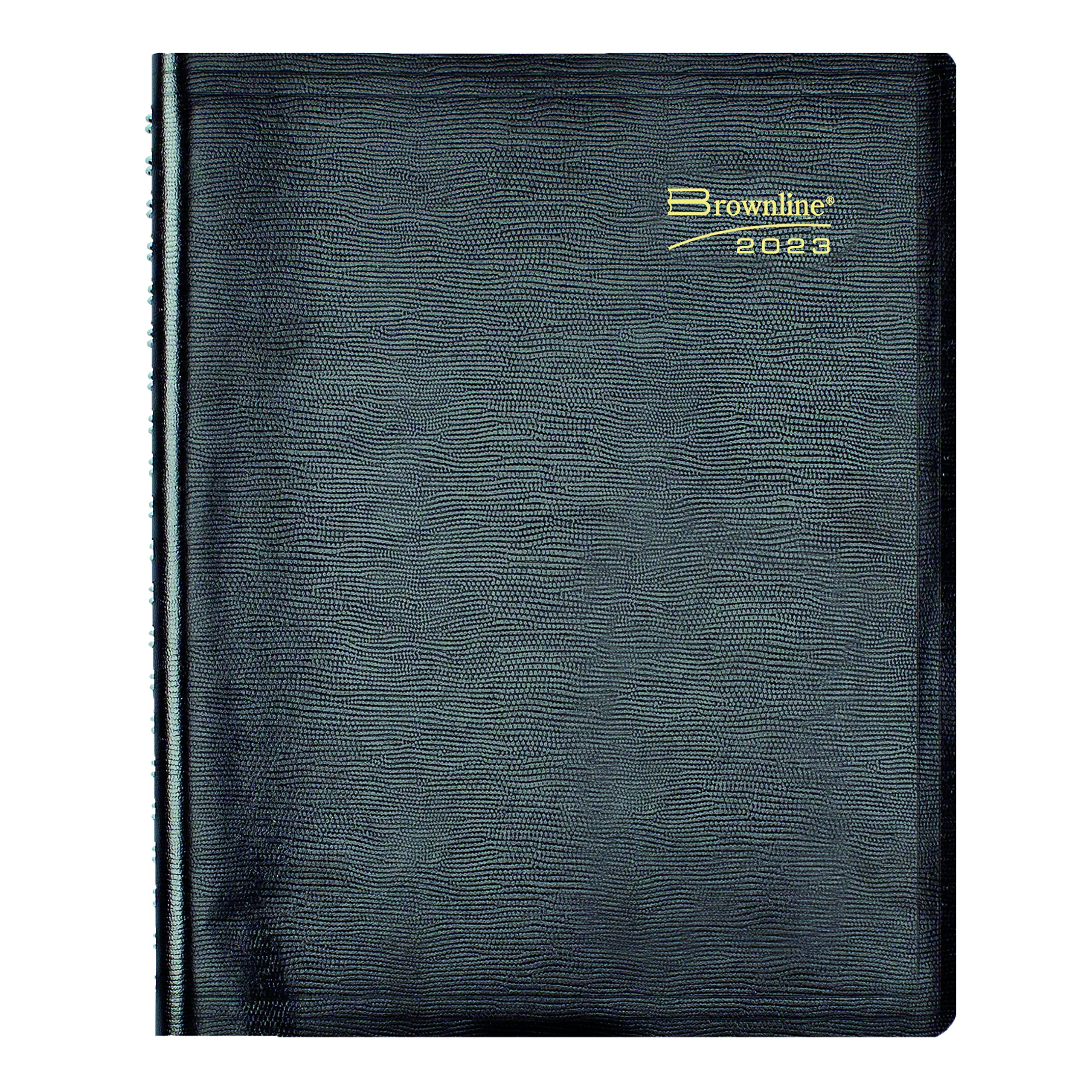 Photo 1 of Brownline 2023 Essential Daily Professional Planner, Four-Person Appointment Book, 12 Months, January to December, Twin-Wire Binding, 11" x 8.5", Black (CB960.BLK-23)