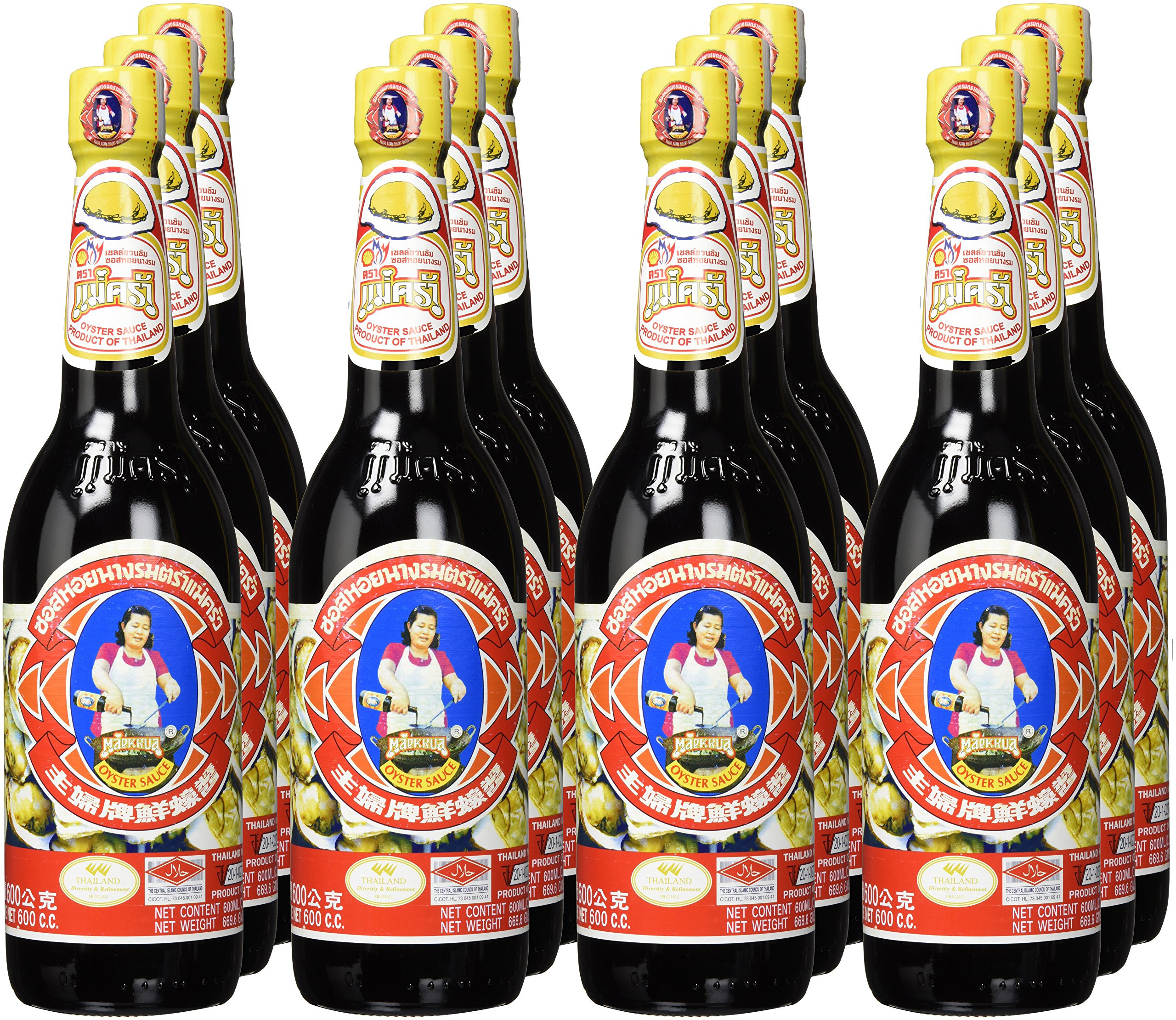 Maekrua Austernsauce, 12er Pack (12 x 600 ml)
