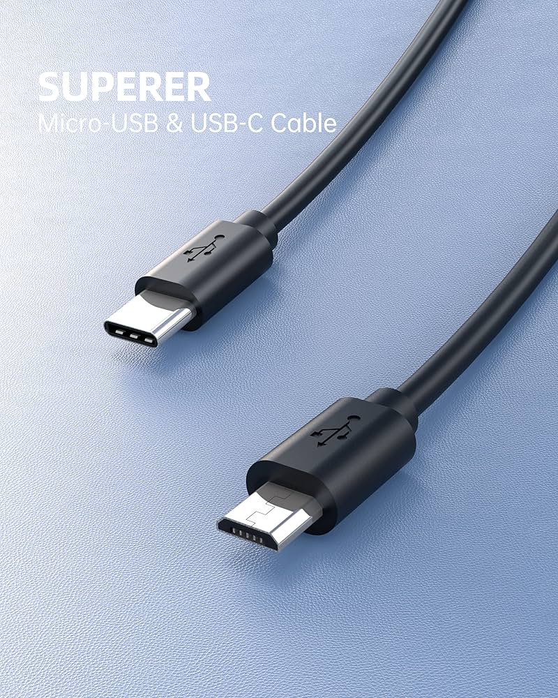 Amazon.co.jp: Micro USB Type C 充電ケーブル【二本】対応