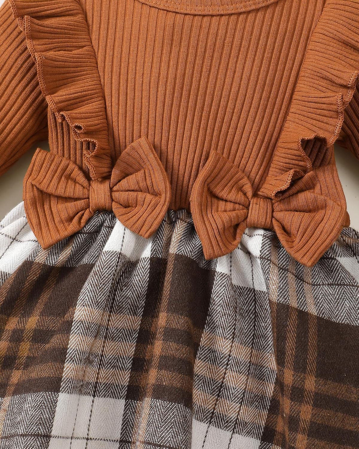 Renotemy Newborn Baby Girl Clothes Infant Girl Outfits Knit Romper Dress with Hat Baby Clothes for Girls 0-18 Months - Image 5