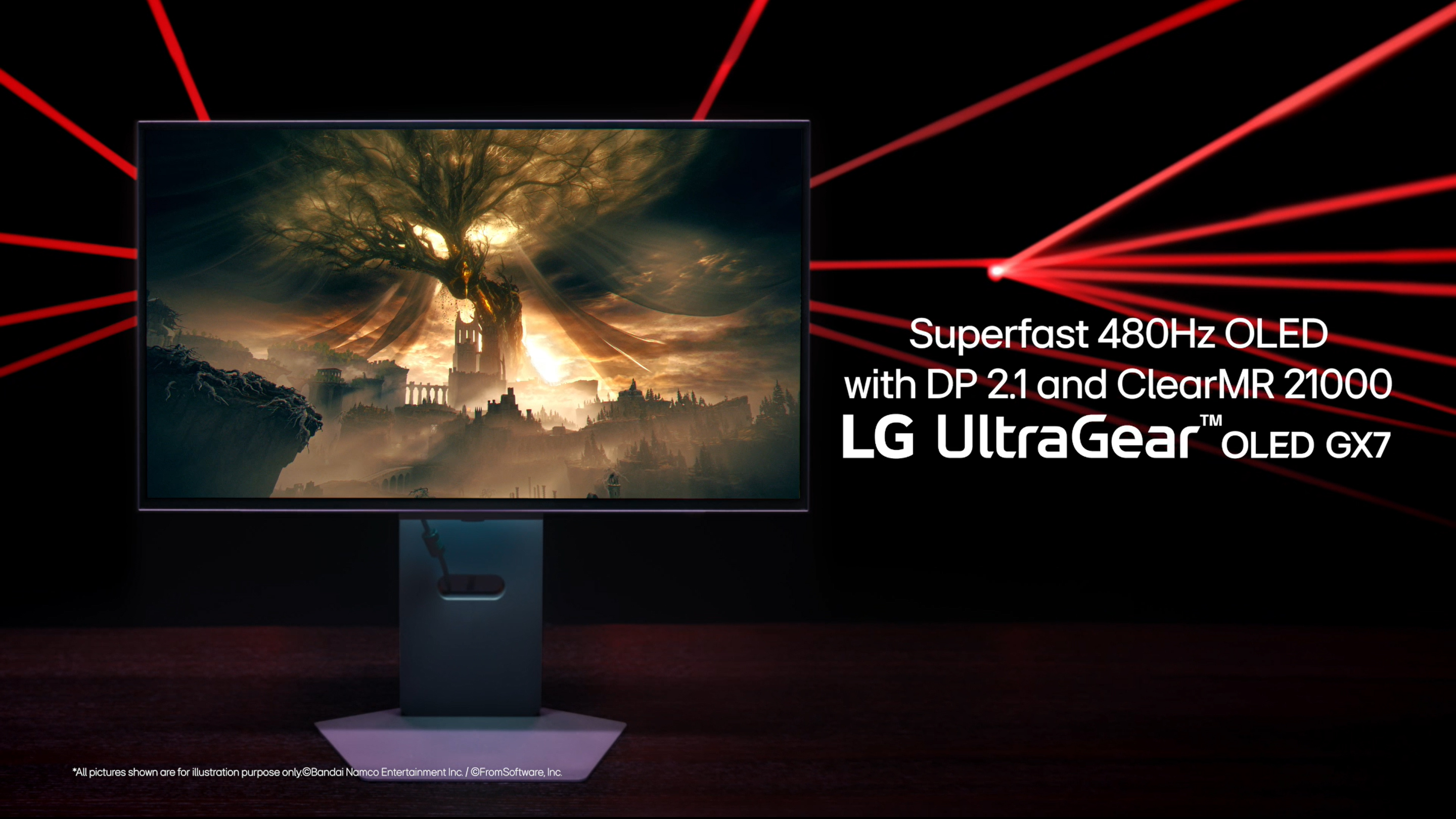LG OLED 480HZ モニター　27GX790A-B LG 27'' 27GX790A-B - UltraGear™ OLED 480Hz, 0.03ms Gaming