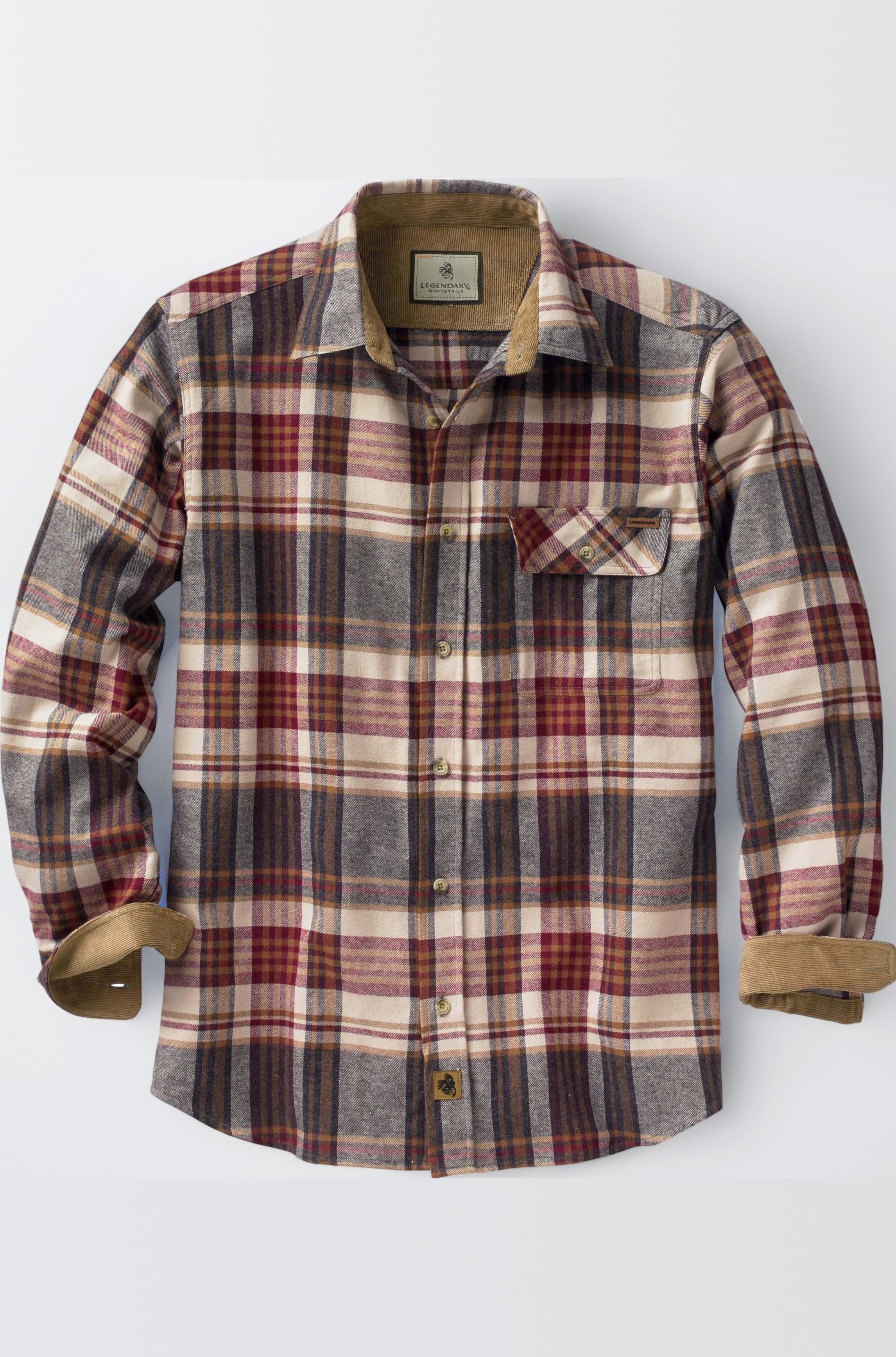 Legendary Whitetails Men's Buck Camp Flannel Shirt
