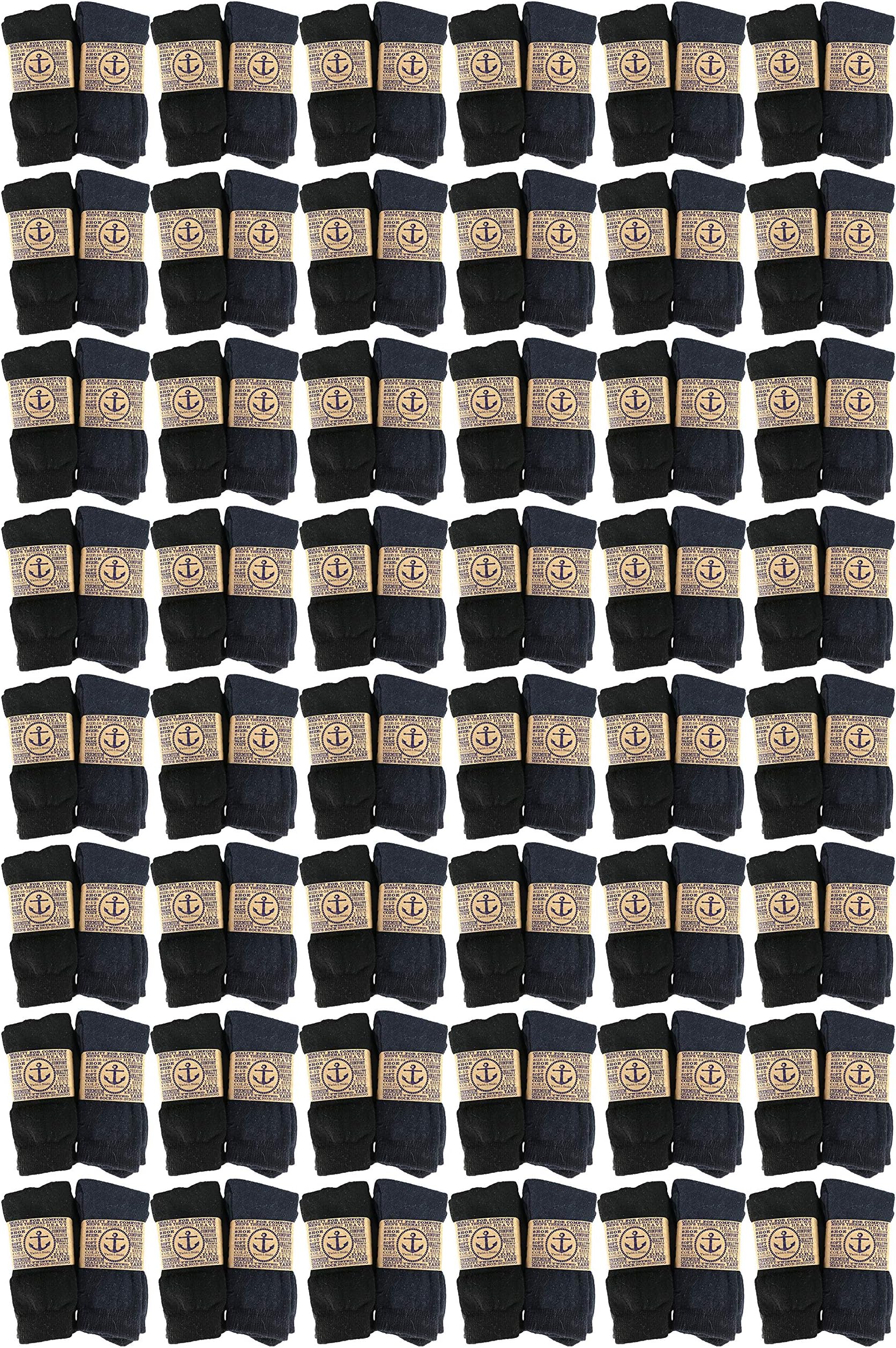 Yacht & SmithMens and Womens Thermal Winter Socks, Warm Cold Resistant Bulk Pack
