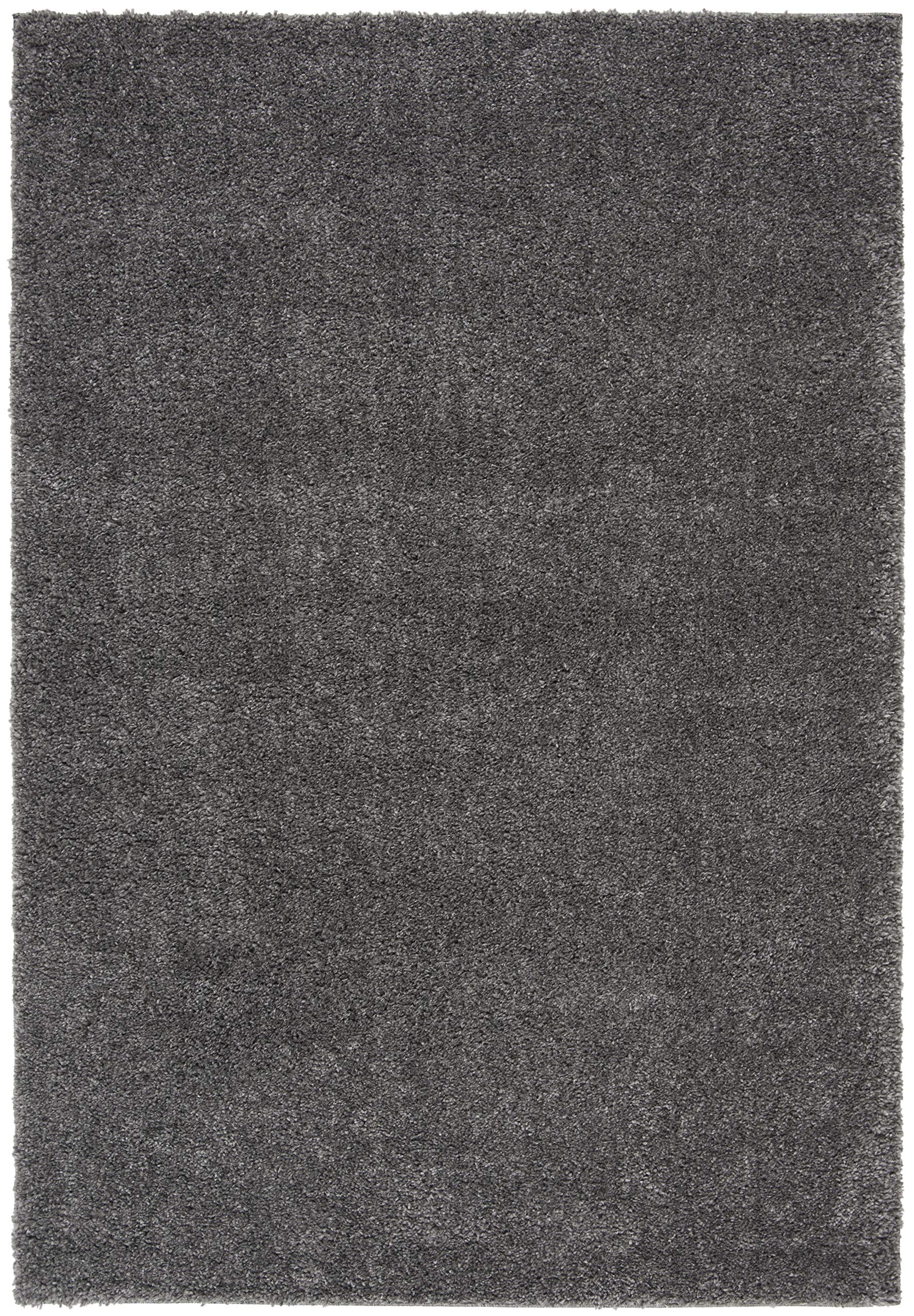 Safavieh Shag Rug for Living Room, Dining Room, Bedroom - August Shag Collection, Short Pile, in Grey, 61 X 91 cm