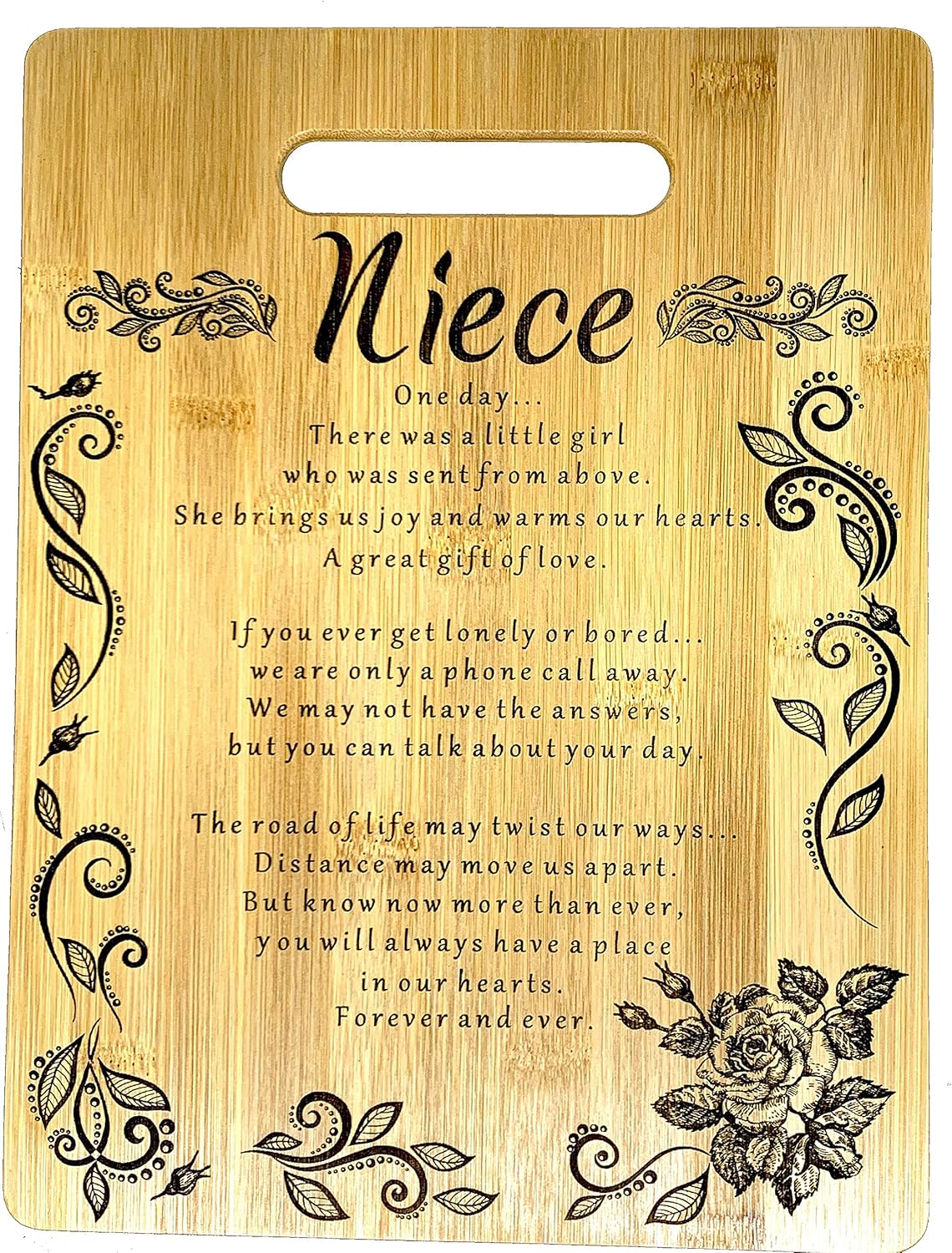 Gift for Niece Birthday, Christmas niece present Engraved