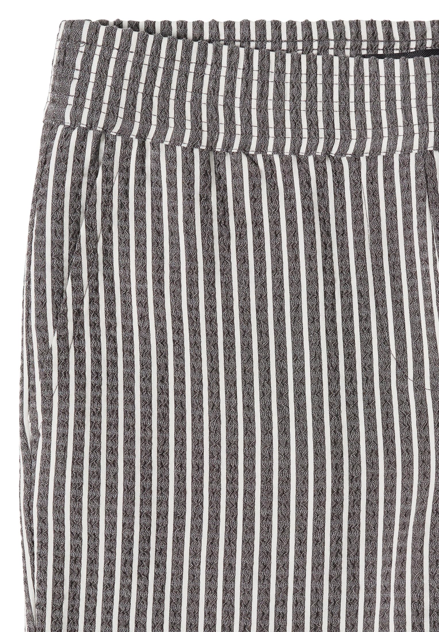 Cecil Damen Wide Leg Hose in Seersucker-Qualität 3818745