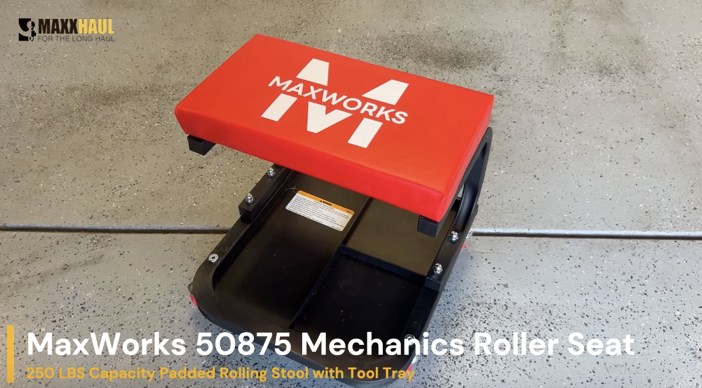 Amazon.com: MaxWorks Mechanics Roller Seat - Heavy Duty 250 lb
