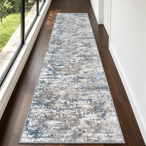 TTelephant Hallway Runner Rug 2x8 Abstract Multi