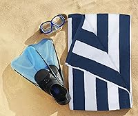Vista 101 de Utopia Towels 4 Pack Cabana Stripe Beach Towel, 30 by 60 Inches, Oversized 100% Ring Spun Cotton Pool Towels, Highly Absorbent Quick Dry Bath Towels