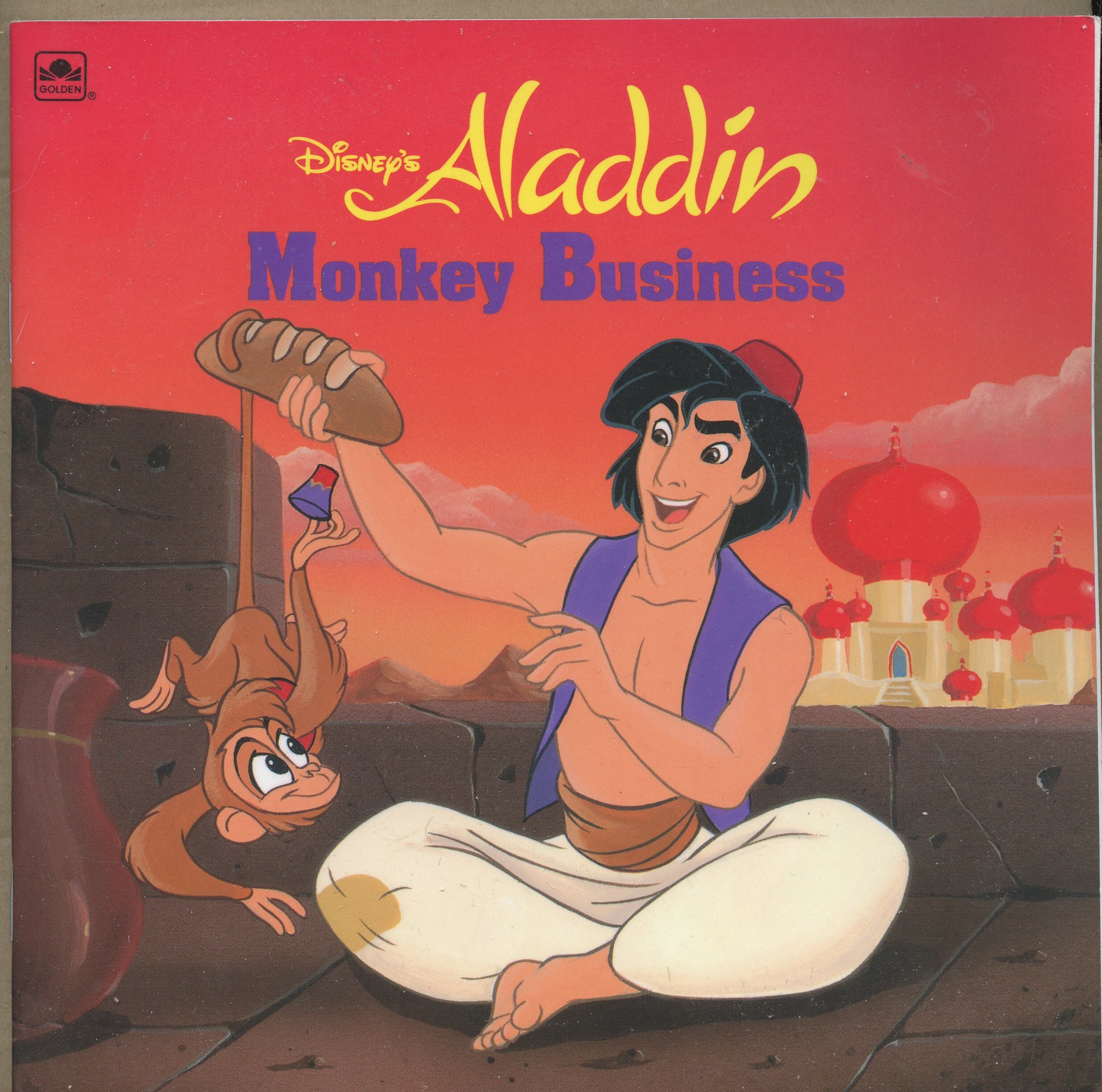 Disney's Aladdin: Monkey Business (Golden Books)