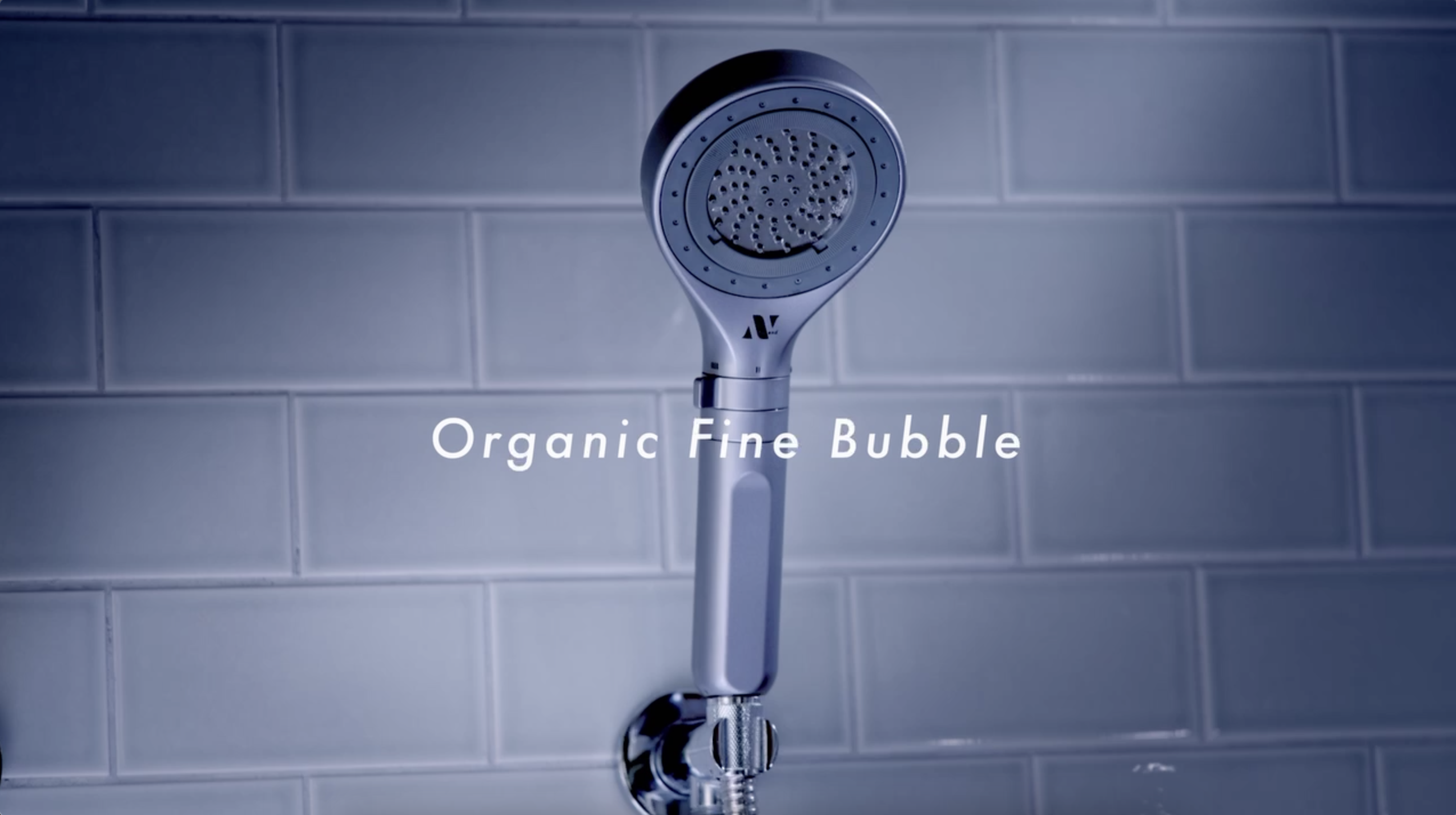 ほぼ未使用★Neond Organic Fine Bubble シャワーヘッド Noend オーガニックシャワーヘッドで肌をいたわりましょう