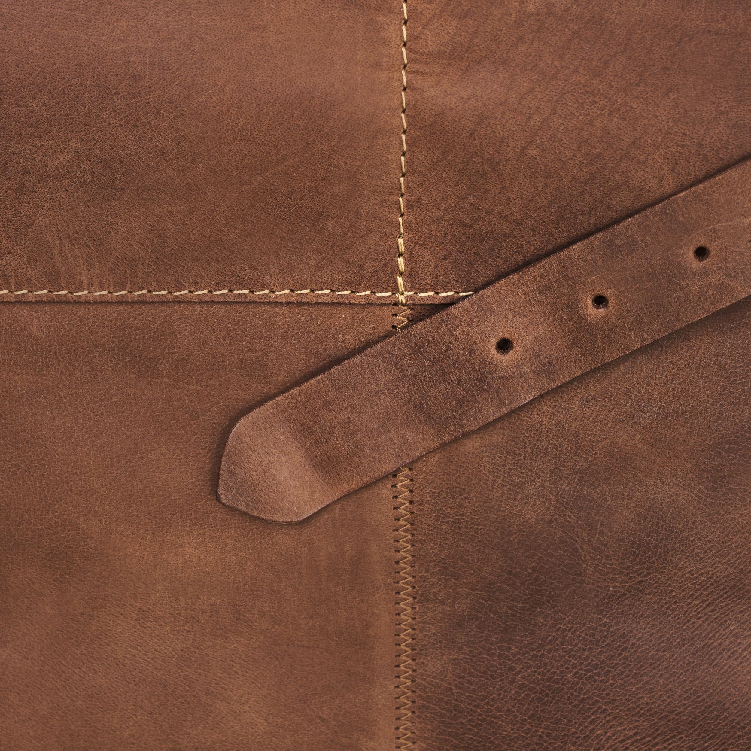 DRAKENSBERG BBQ Apron DR00303 - Delantal para barbacoa de piel auténtica, delantal de cocina y para gastronomía, bar, barista, regalo para hombres y hombres, hecho a mano en piel, marrón havana