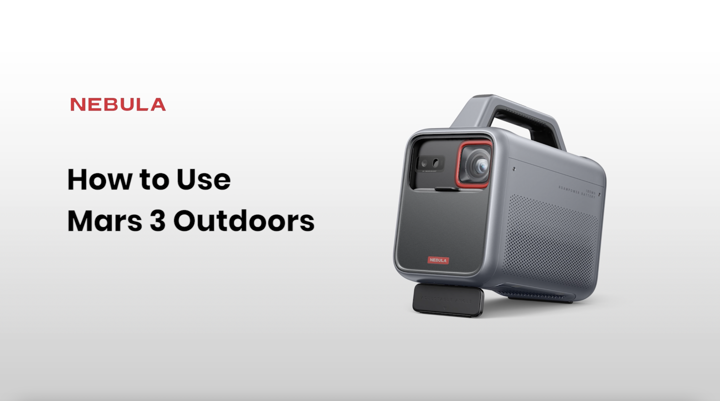 Amazon.com: NEBULA Mars 3 Outdoor Portable Projector, 1000 ANSI