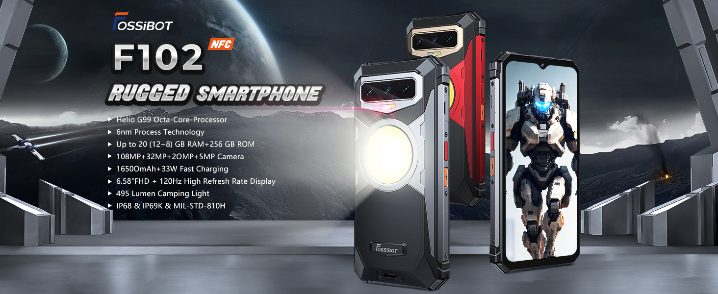 ジャンクFOSSiBOT F102 Amazon.com: FOSSIBOT F102 Rugged Smartphone Unlocked, MTK Helio