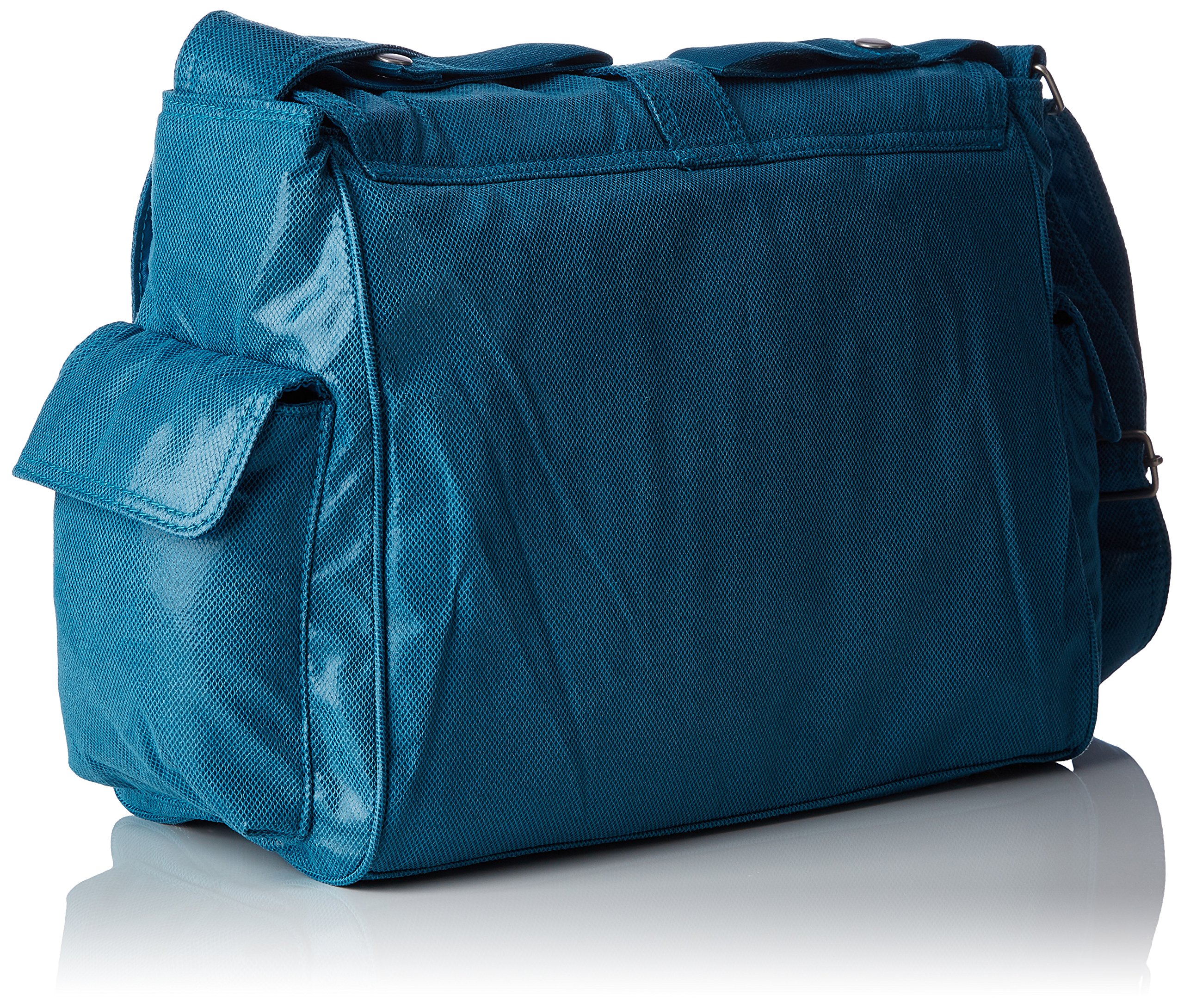 Kalencom Bolsa para pañales de moda, bolsa cambiadora, bolsa para pañales, bolsa para mamá (Fire and Ice Turquoise)