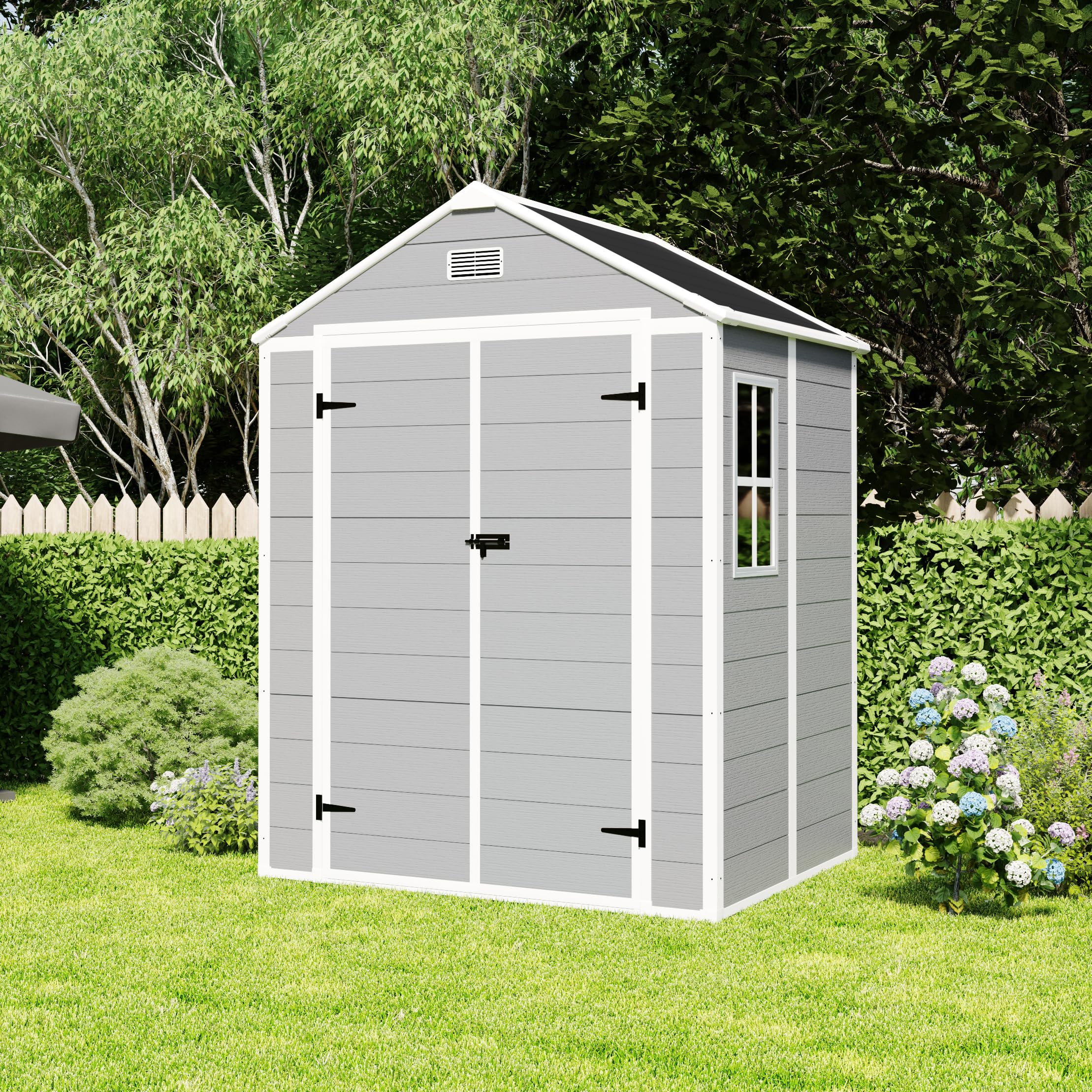 YOPTO 6x5 FT Resin Storage Shed