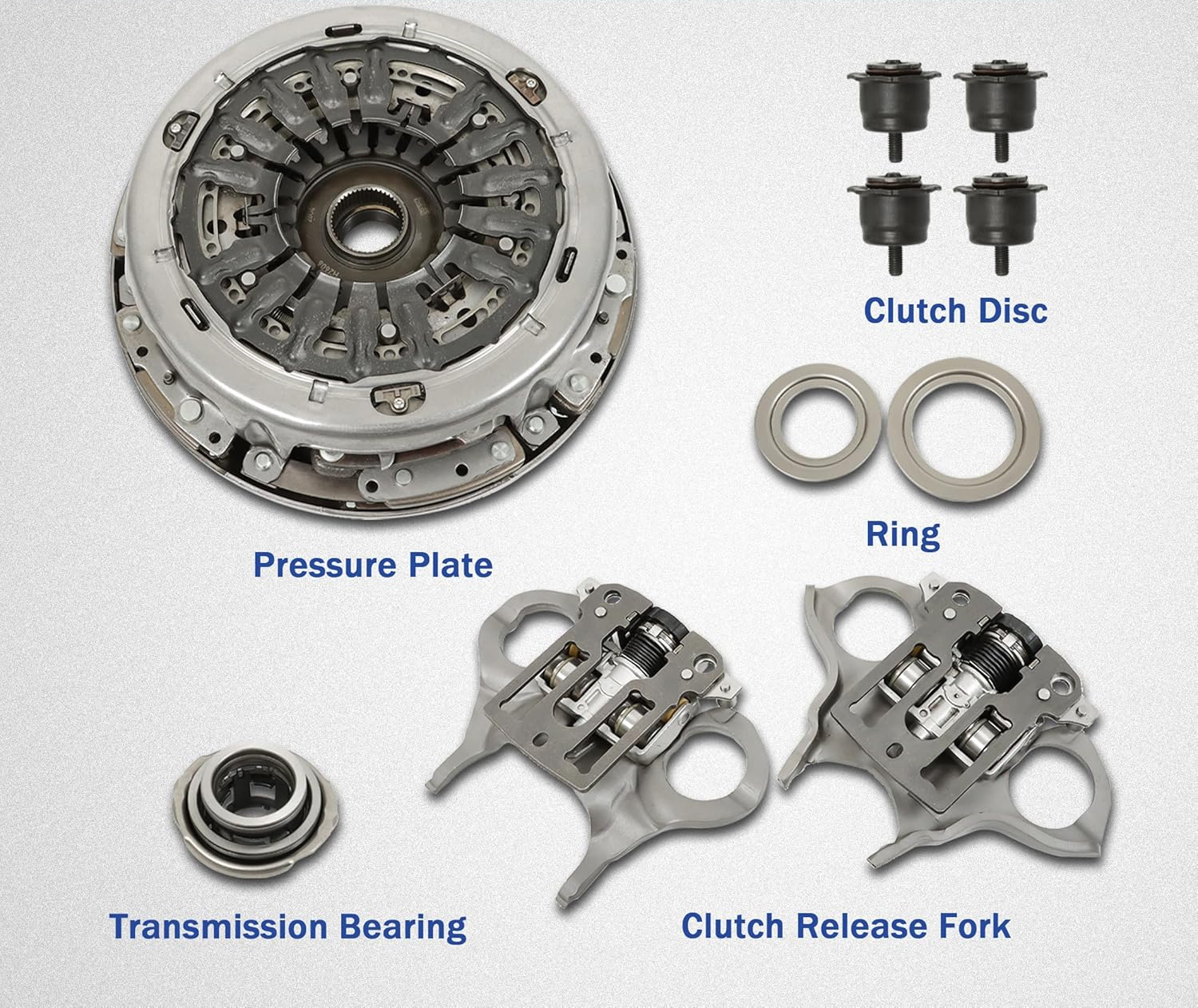 Amazon.com: 6DCT250 Transmission Dual Clutch Fork Kit -DPS6