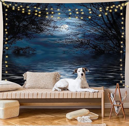 Miniatura 61 de Lunarable Tapiz amarillo y gris, tamaño individual, margaritas retro envejecidas, espirales de dibujo de líneas de margaritas bocetadas, plantas de