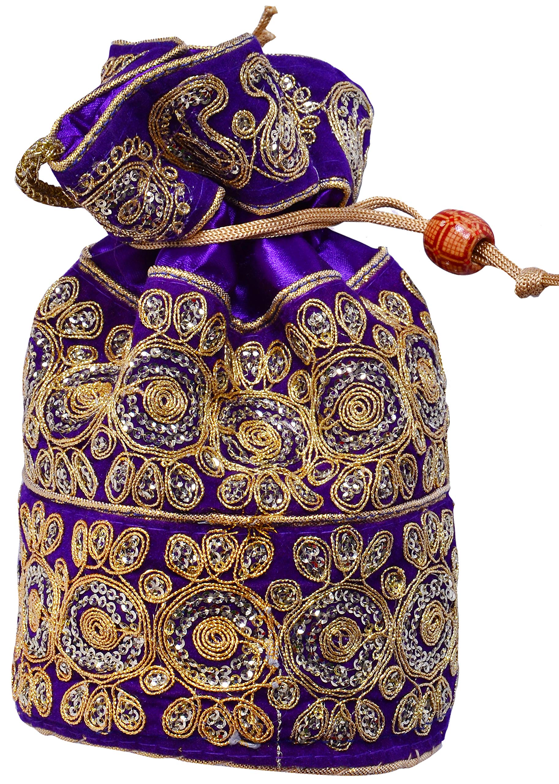 PurpledipPotli Bags Drawstring Purse (Potli01$)
