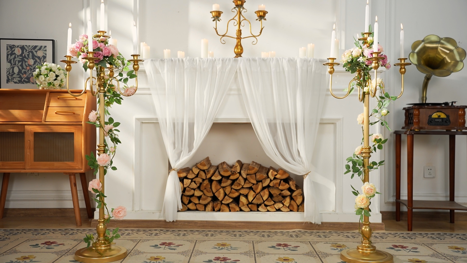 Amazon.com: 2 Pcs Gold Wedding Floor Candelabra 50 Inch