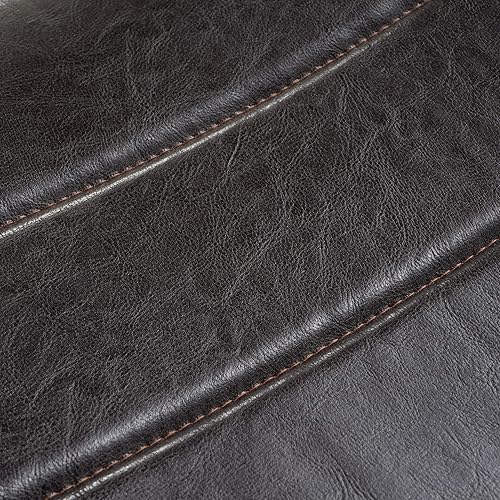 Miniatura 7 de Christopher Knight Home Juego de 2 sillas de comedor de piel de anís  nogal, acabado marrón oscuro y nogal