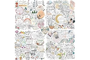 100PCS Christian Bible Verse Stickers for Kids - Inspirational Vinyl Stickers for Water Bottle Laptop