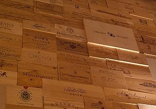 Mix of 10 Assorted and Branded Wine Panels from Original Crates Sides, Ends and Tops Wood