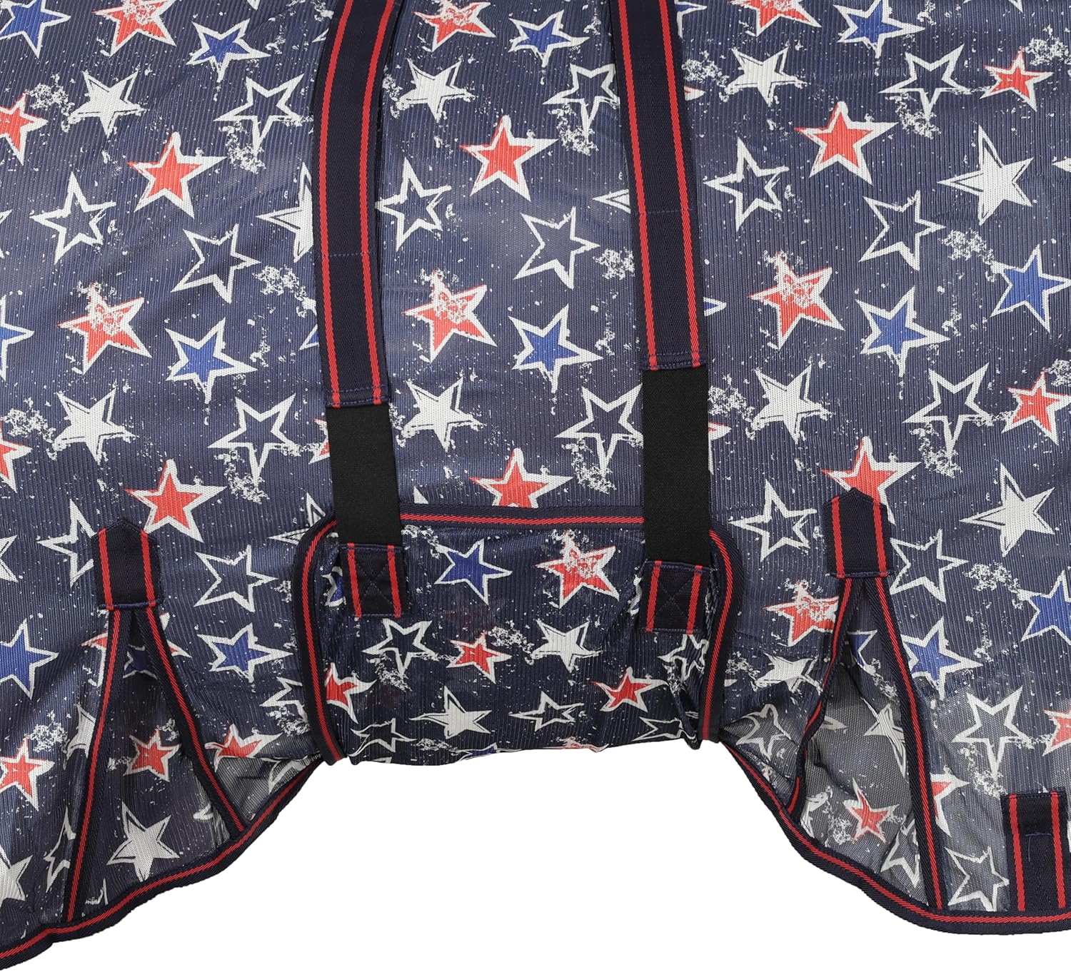 Showman Star-Spangled Mesh Fly Sheet - Medium Pony/Yearling (48" - 54")