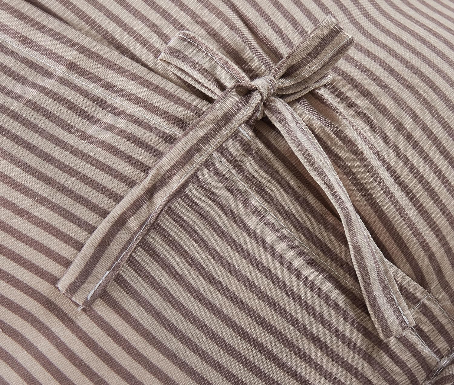 Brilliant Sunshine Latte Grey Paris & Toile Ruffle Pillowshams Set, 18"x18" image 5